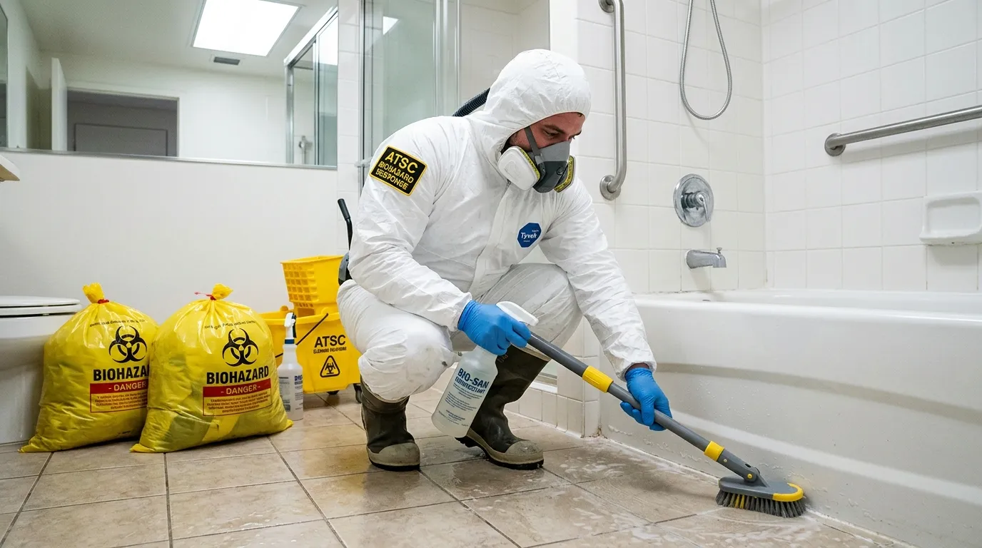 Decontamination equipment deployed for Blood Cleanup in South Park Township